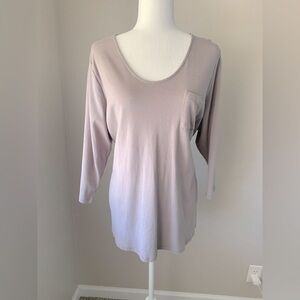 D & Co Essentials blouse size 2X color gray